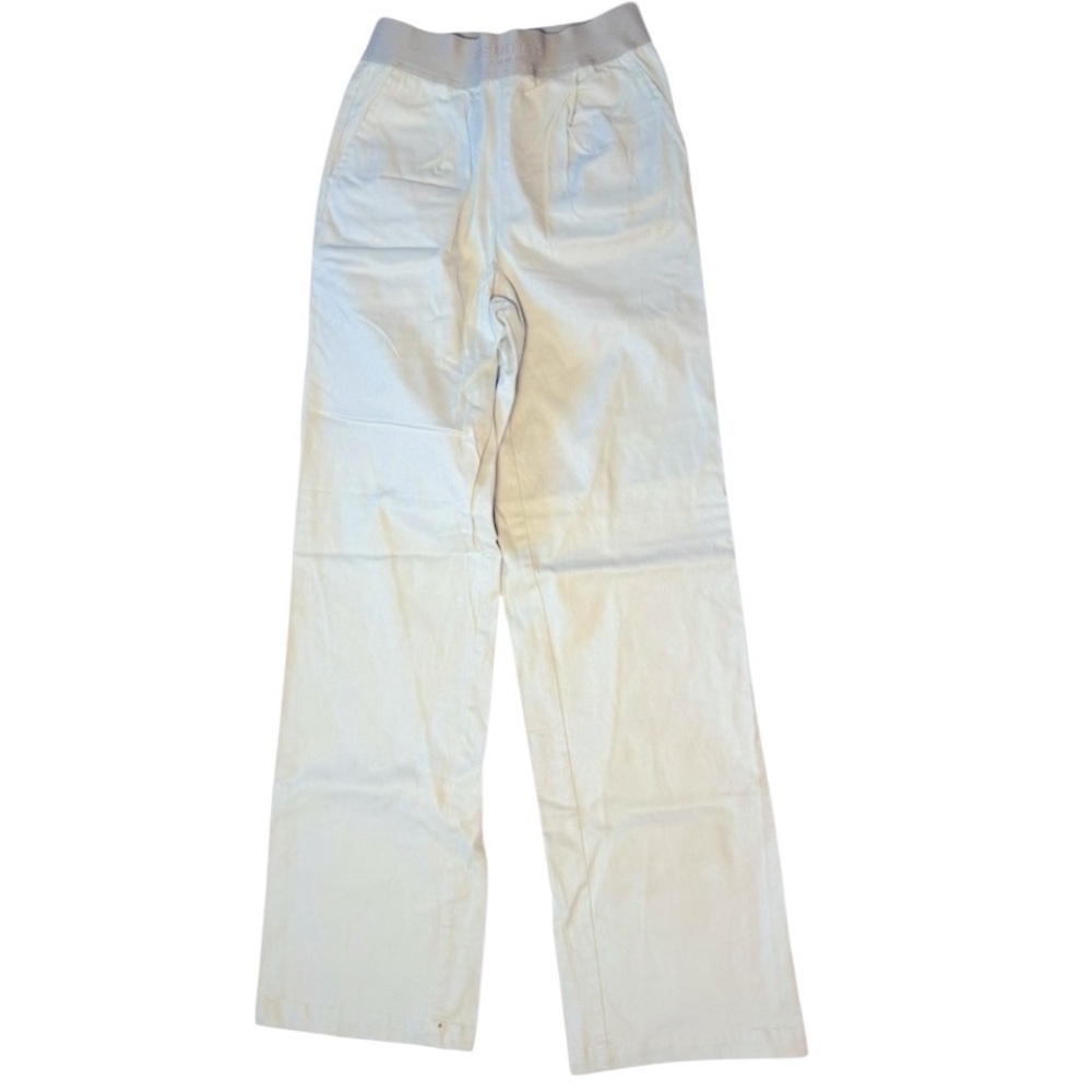 Fear of God Essentials Cream Wide-Leg Pants XS - Picture 3 of 6